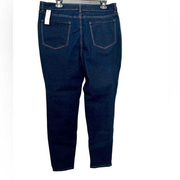 Women's High Waisted Blue Jeans Junior Size 19 - Picture 2 of 5